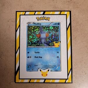 Limited Edition McDonalds Pokemon Mudkip Holographic Card